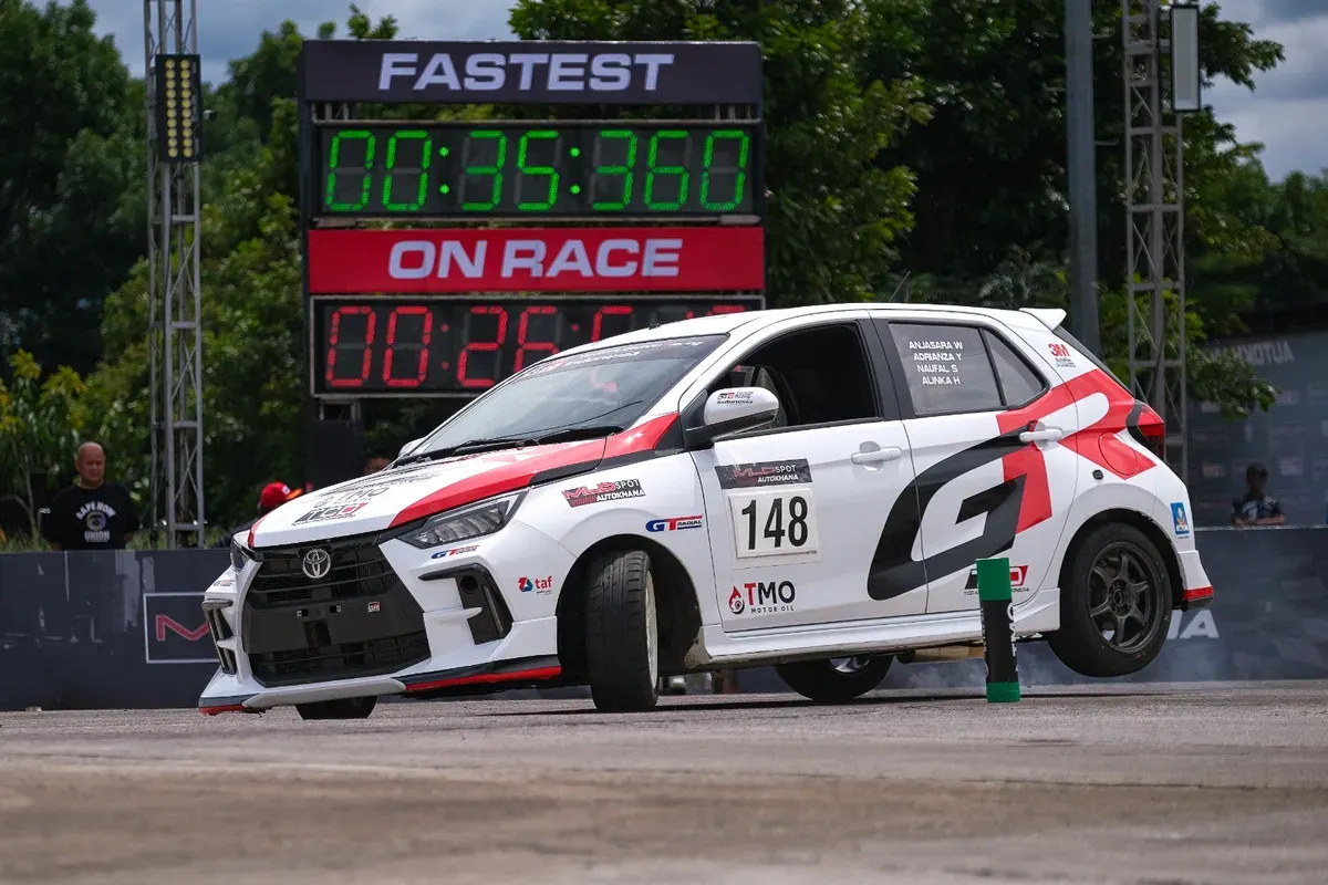 New Agya GR Sport berhasil membawa TGR Indonesia meraih prestasi luar biasa. (Sumber: Dok. TGR Indonesia)