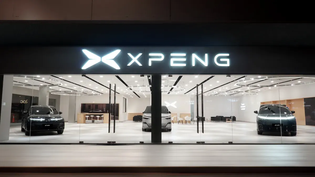 Dealer mobil listrik XPENG di BSD City, Kabupaten Tangerang. XPENG City Store didesain dengan konsep 3S. (Sumber: Dok. XPENG)