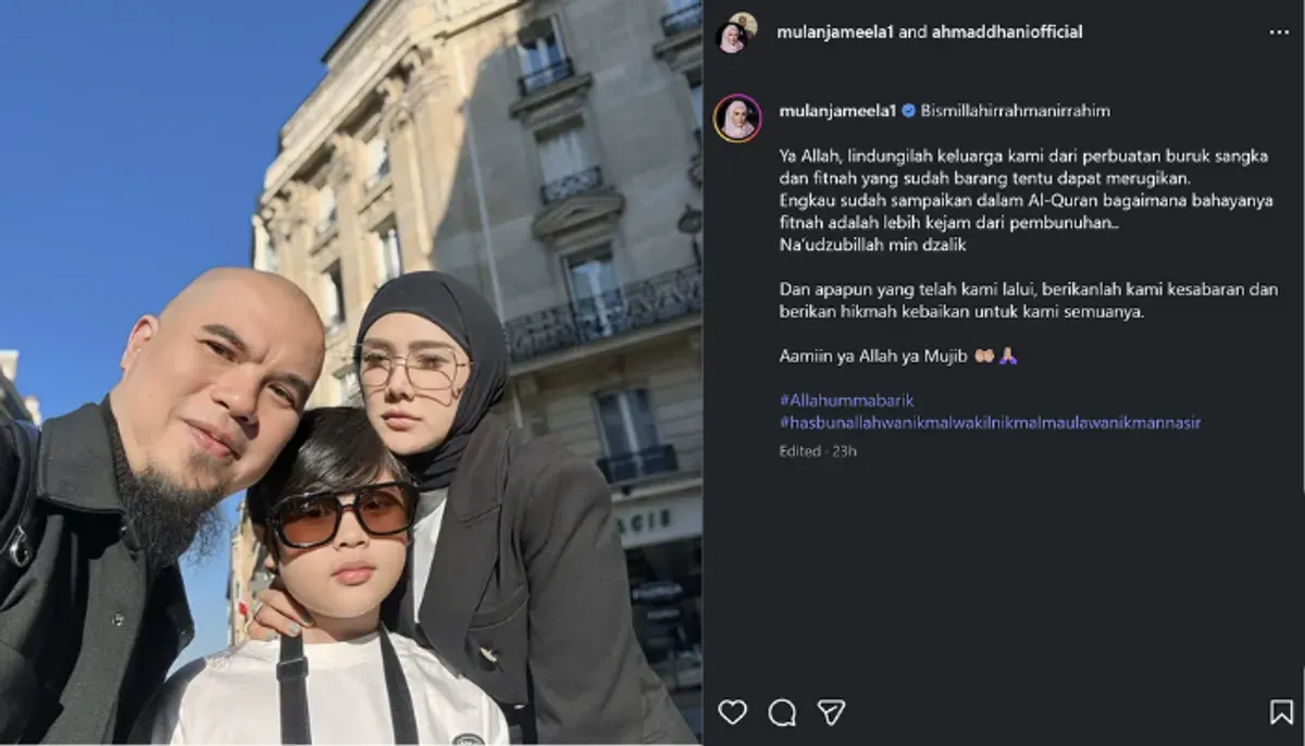 Ungkapan kemarahan Ahmad Dhani pada pelaku hoax soal rumah tangganya dengan Mulan Jameela. Sebut mereka 'binatang'. (Sumber: Instagram/@mulanjameela1, @ahmaddhaniofficial)