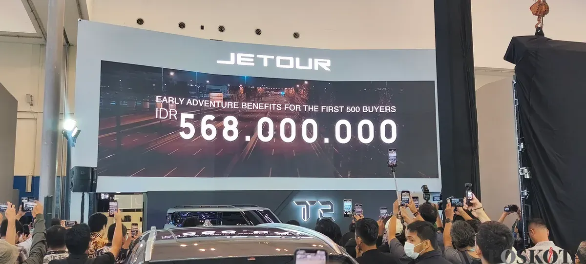 Jetour T2 resmi dijual di GJAW 2025. (Sumber: Poskota/Erwan Hartawan)
