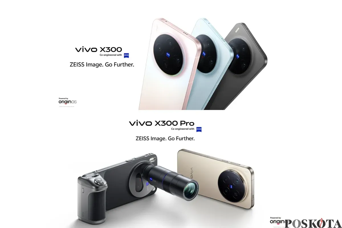 Perbandingan Spesifikasi Vivo X300 vs Vivo X300 Pro (Sumber: vivo.com)