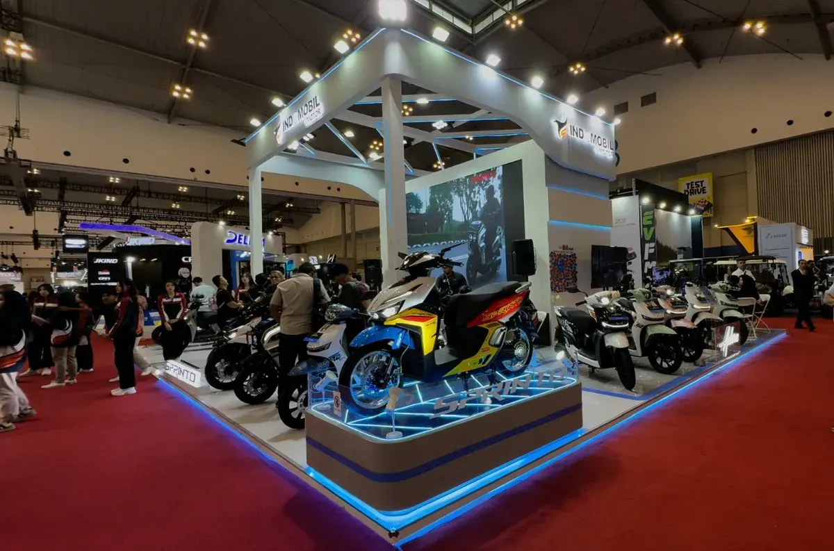 Indomobil Emotor memperkenalkan Sprinto di GJAW 2025. (Sumber: Indomobil Emotor)