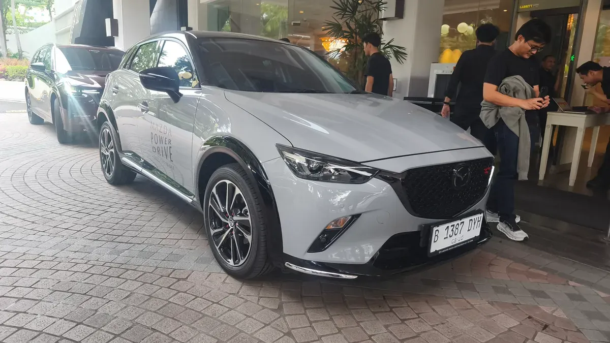 Mazda Indonesia ungkap CX-3 masih jadi favorit di 2025. (Sumber: Poskota/ Erwan Hartawan)