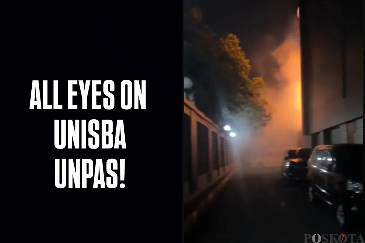 Viral Seruan All Eyes On Unisba Unpas Buntut Penembakan Gas Air Mata dan Peluru Karet Dini Hari Tadi (Sumber: Instagram/kolektifa dan X/@_KierkegaardS)