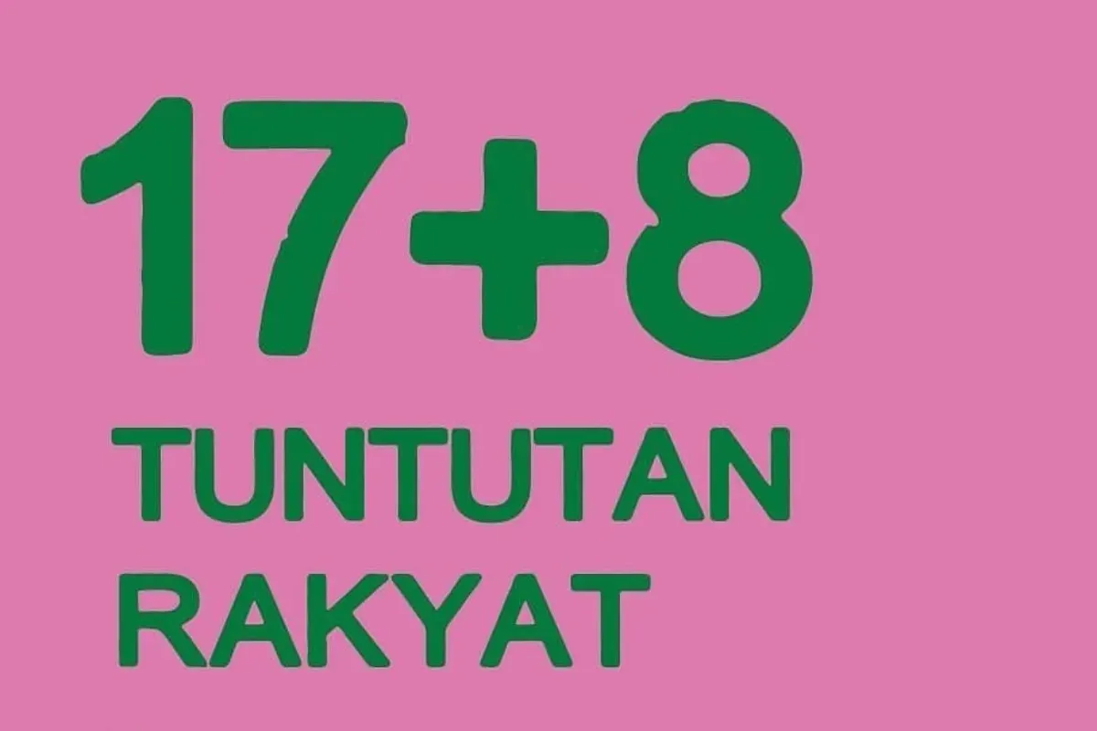 Ilustrasi 17+8 Tuntutan Rakyat kepada DPR RI. (Sumber: Instagram/@jeromepolin)