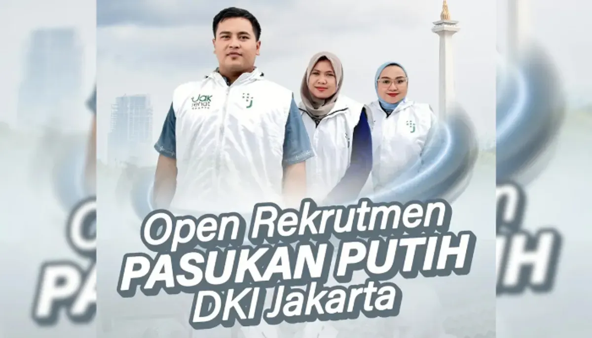 Rekrutmen Pasukan Putih Jakarta 2025 resmi dibuka. (Sumber: Instagram/@dinkesdki)