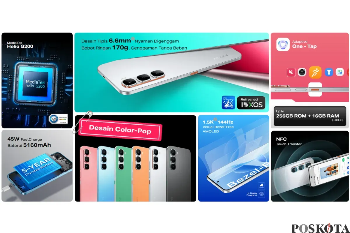 Dibanderol 2 Jutaan, Berikut Spesifikasi Lengkap Infinix Hot 60 Pro (Sumber: Infinix Official)