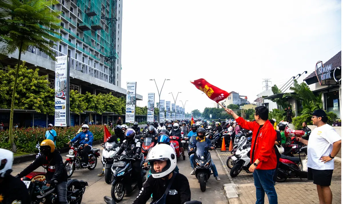 IMOS Jamboride 2025 sukses digelar, ratusan rider ramaikan event pra-IMOS. (Sumber: Istimewa)