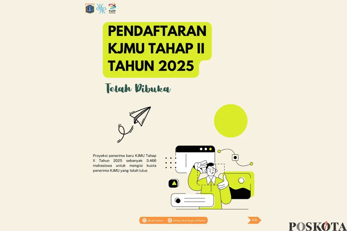 Pendaftaran KJMU Tahap 2 2025 Dibuka, Simak Persyaratan dan Jadwalnya (Sumber: Instagram/upt.p4op)