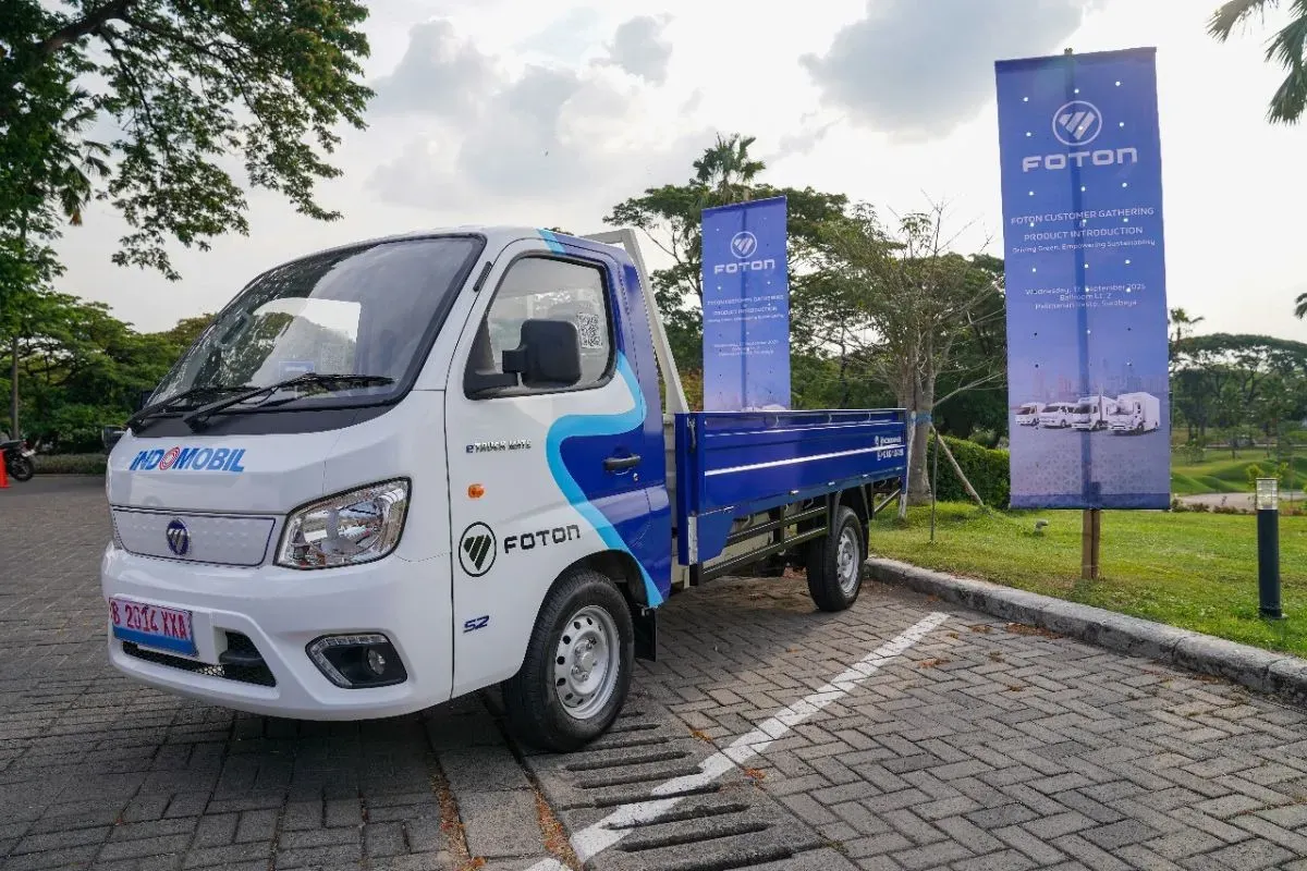 Foton Indonesia gandeng Kalista untuk mempercepat adopsi kendaraan listrik di Surabaya. (Sumber: Dok. Foton)