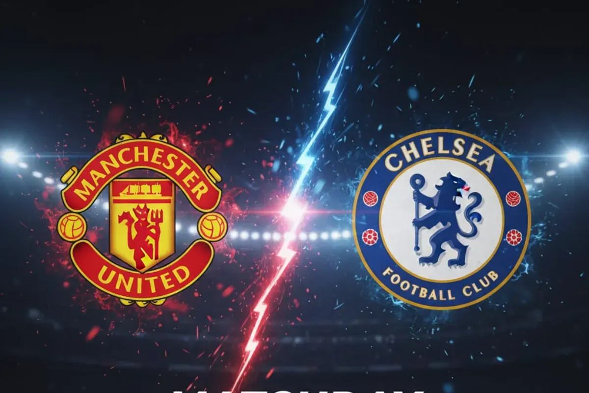 Ilustrasi link live streaming Manchester United vs Chelsea. (Sumber: Poskota/Gemini AI)