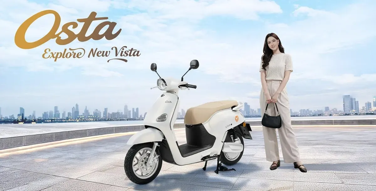 Yadea resmi meluncurkan motor listrik terbarunya bernama Yadea OSTA (Sumber: Yadea)