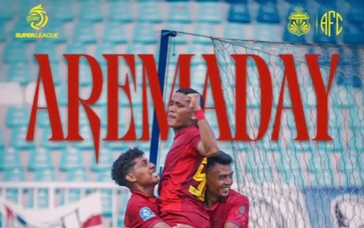 Prediksi Arema FC vs Malut United di BRI Super League pekan ke-26. (Sumber: Instagram/@aremafc)