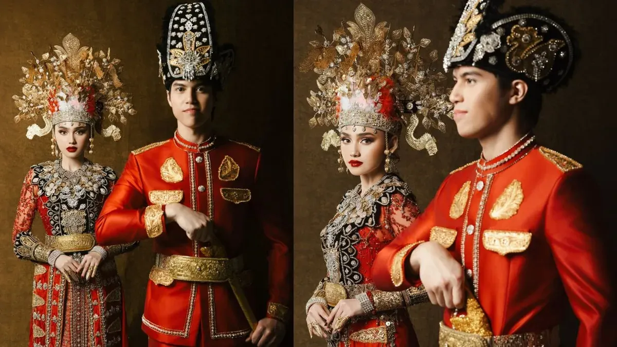 Prewedding El Rumi dan Syifa Hadju viral, busana adat Gorontalo banjir pujian. (Sumber: Instagram/@syifahadju)