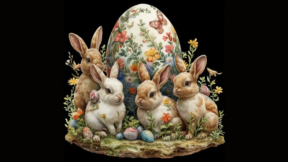 Ilustrasi. telur paskah adalah simbol kebangkitan yesus. (Sumber: Pinterest/tjnextgen99)