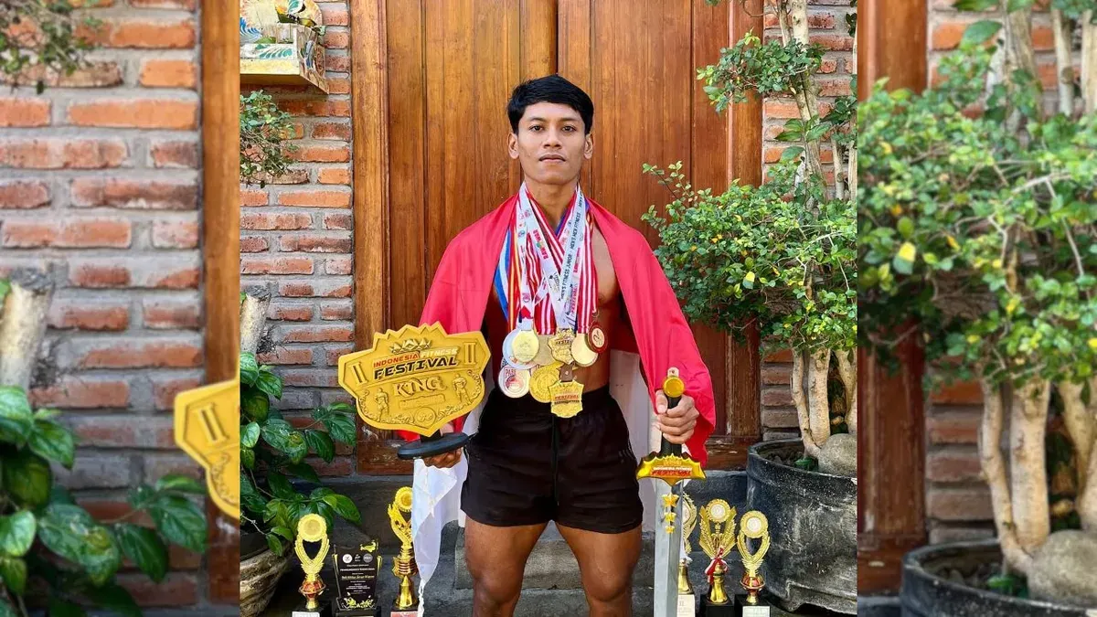 Potret atlet powerlifting Wahyu Surya di akun instagram pribadinya. (Sumber: Instagram/@__wahyusurya)