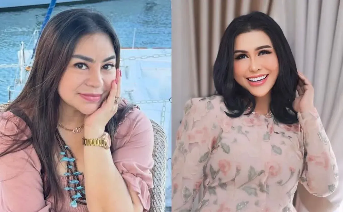 Kolase penyanyi dangdut Anisa Bahar (kiri) dan Ratu Meta (kanan) diduga menjadi korban dugaan penipuan yang dilakukan oleh travel umroh Cahaya Berkah Bersama. (Sumber: Instagram/@anisa_bahar_new, @ratu_meta)