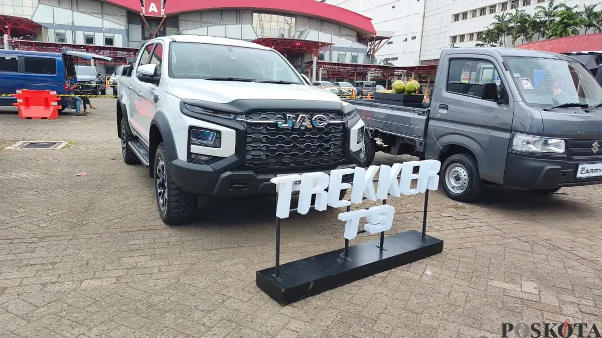JAC Trekker T9 EV yang dirancang untuk kebutuhan medan berat (Sumber: Poskota/ Erwan Hartawan)