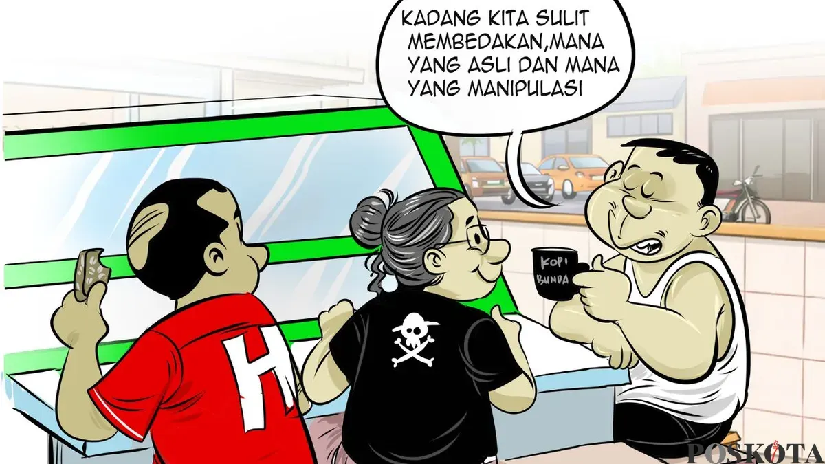 Obrolan warteg hari ini, Kamis, 9 April 2026. (Sumber: Poskota/Arif Setiadi)