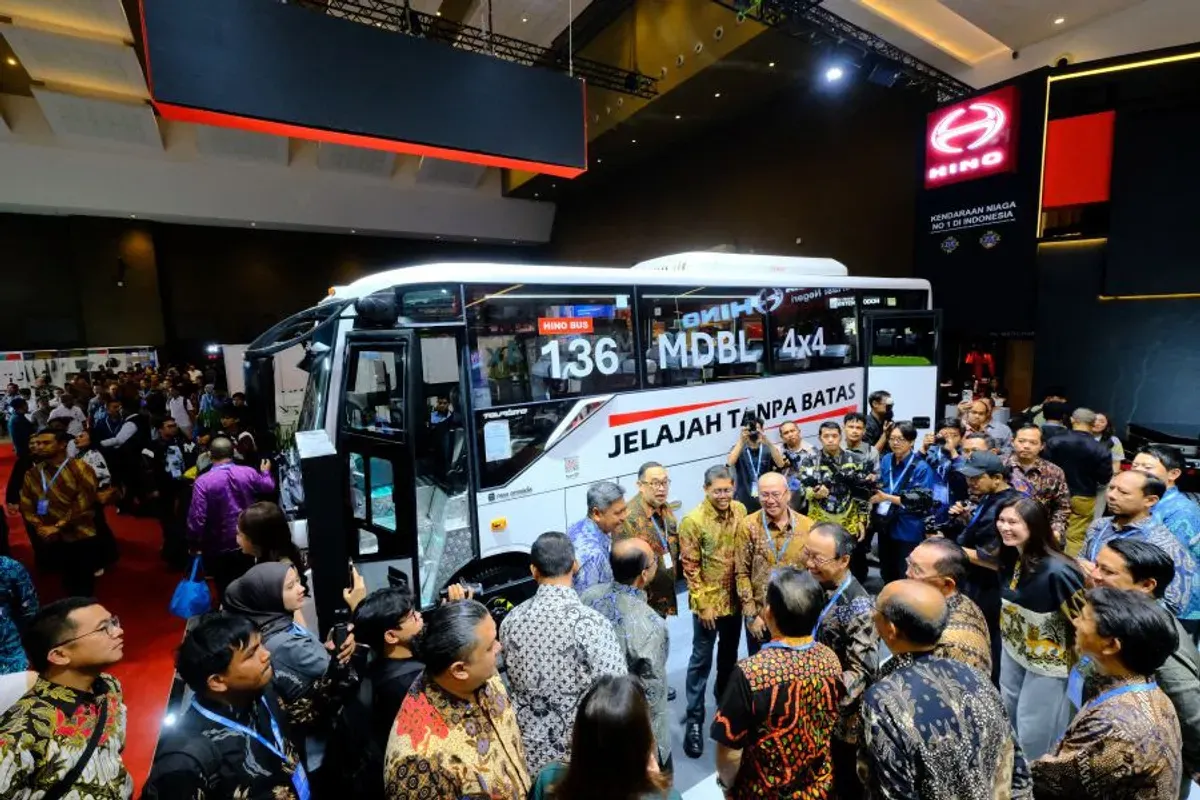 GIICOMVEC 2026 berlangsung sejak 8 April dan akan berakhir pada 11 April 2026 dengan lokasi terbaru di Jakarta International Expo (JIExpo), Kemayoran (Sumber: GAIKINDO)