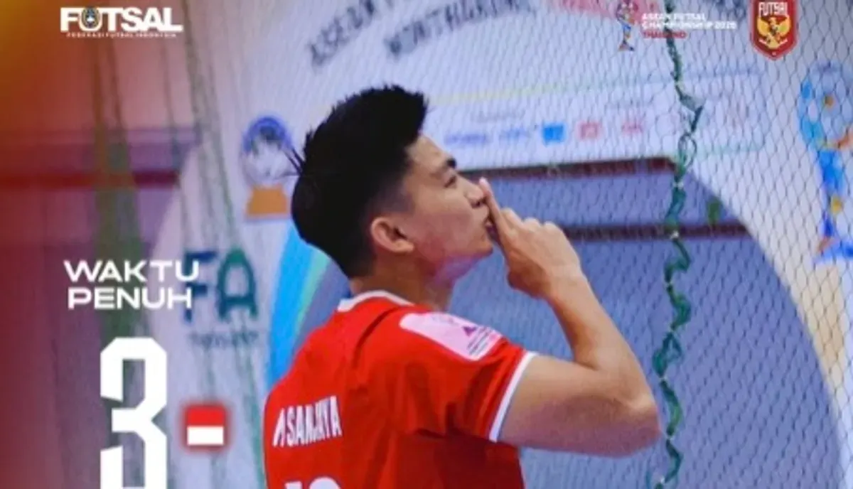 Timnas Futsal Indonesia berhasil kalahkan Vietnam dengan skor 3-2 di Piala AFF Futsal 2026. (Sumber: Instagram/@timnasfutsal)