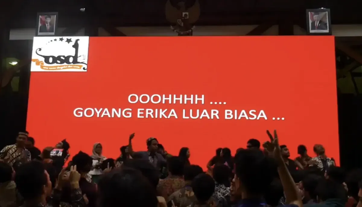Lagu ‘Erika’ viral dan dianggap melecehkan perempuan. HMT ITB memberikan klarifikasi, meminta maaf, serta melakukan evaluasi untuk memastikan kegiatan sesuai norma. (Sumber: X/@iPoopBased)