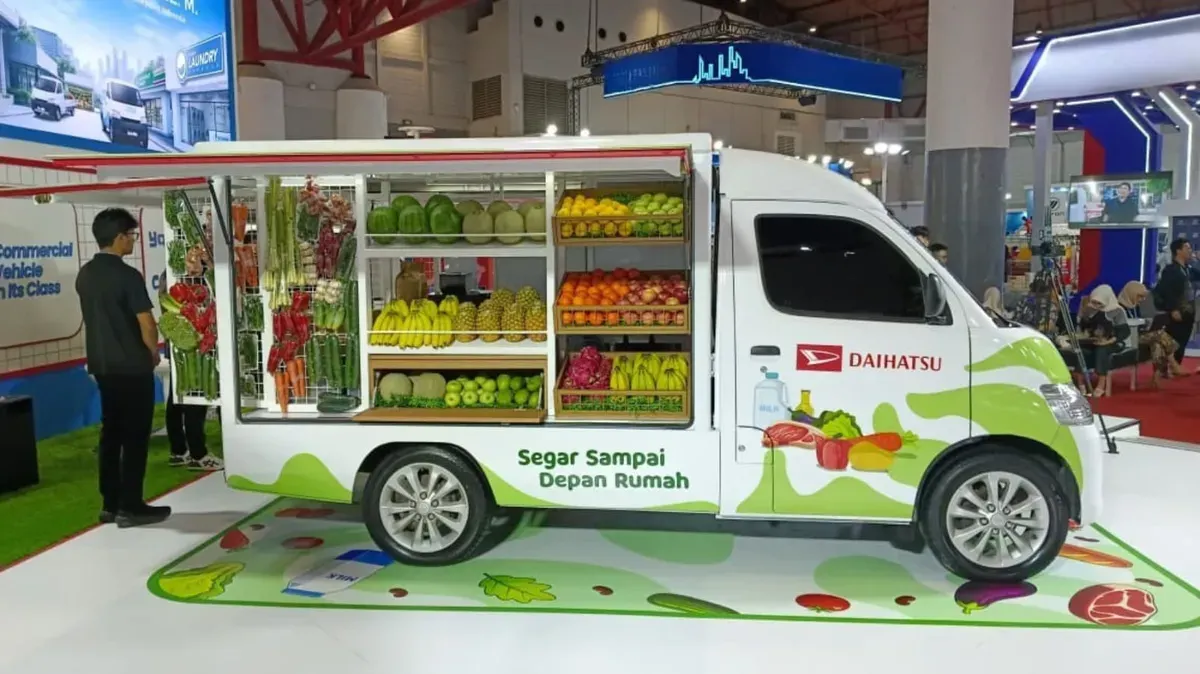 Gran Max tampil dominan di segmen kendaraan komersial dengan total penjualan 5.054 unit sepanjang Maret 2026. (Sumber: Daihatsu)