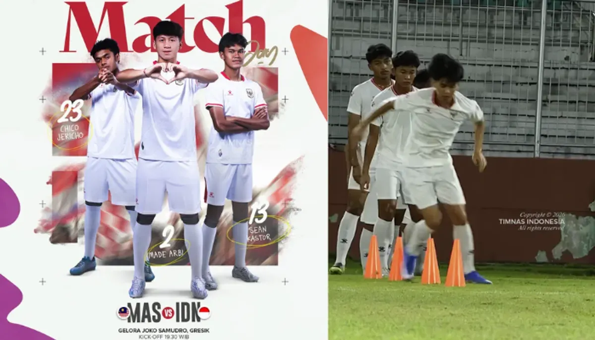 Pertandingan Indonesia vs Malaysia U-17 di Piala AFF 2026. Simak jadwal lengkap, jam tayang, siaran langsung di Indosiar dan live streaming Vidio. (Sumber: Instagram/@timnasindonesia)