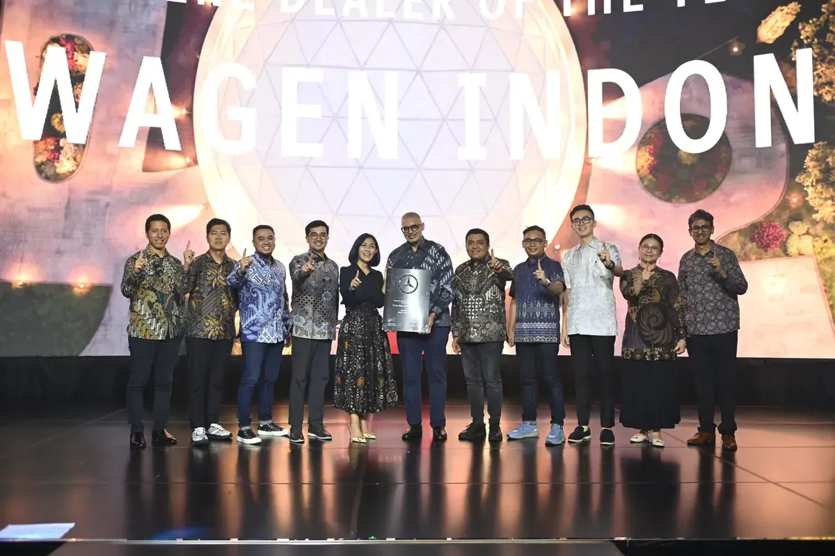 PT Daimler Commercial Vehicles Indonesia mengumumkan daftar pemenang ajang tahunan Mercedes-Benz Dealer of the Year 2025. (Sumber: DCVI)