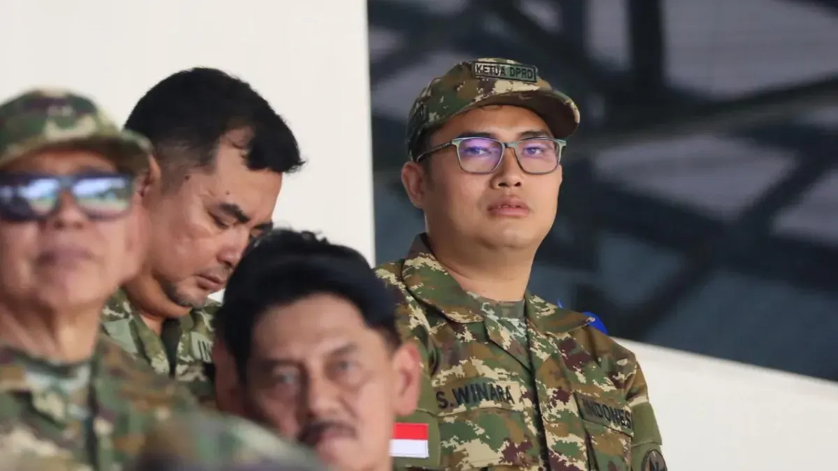 Ketua DPRD Kabupaten Bogor, Sastra Winara saat mengikuti retret legislatif daerah di Akademi Militer, Magelang. (Sumber: Setwan DRPD Kabupaten Bogor)
