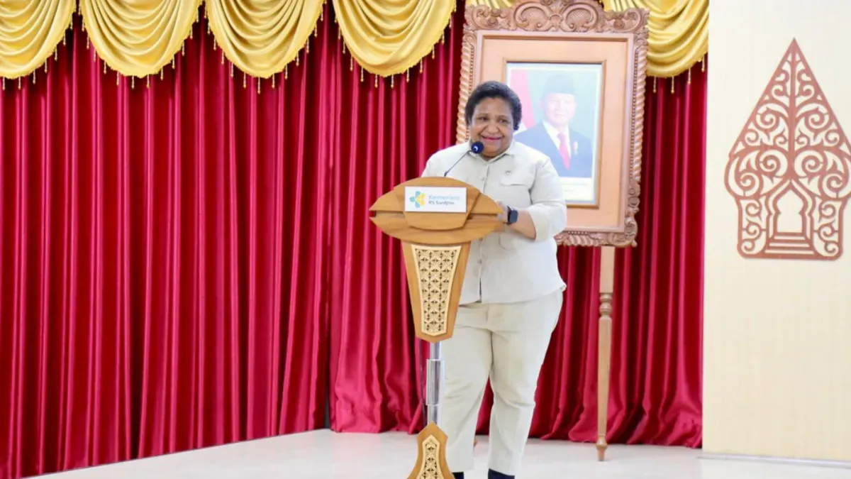 Wamendagri Ribka Haluk saat membahas program kesehatan di Provinsi Daerah Istimewa Yogyakarta (DIY), Kamis, 16 April 2026. (Sumber: Puspen Kemendagri)