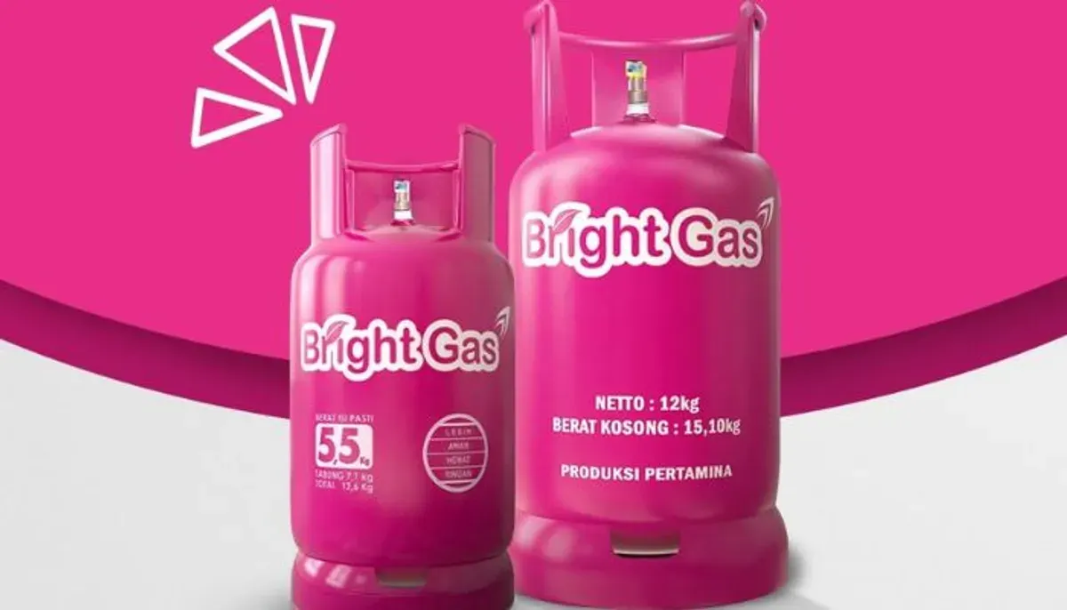 Pertamina Patra Niaga menaikkan harga LPG nonsubsidi mulai 18 April 2026. Cek rincian harga terbaru LPG 12 kg dan 5,5 kg di berbagai wilayah Indonesia. (Sumber: Instagram/@brightgas)