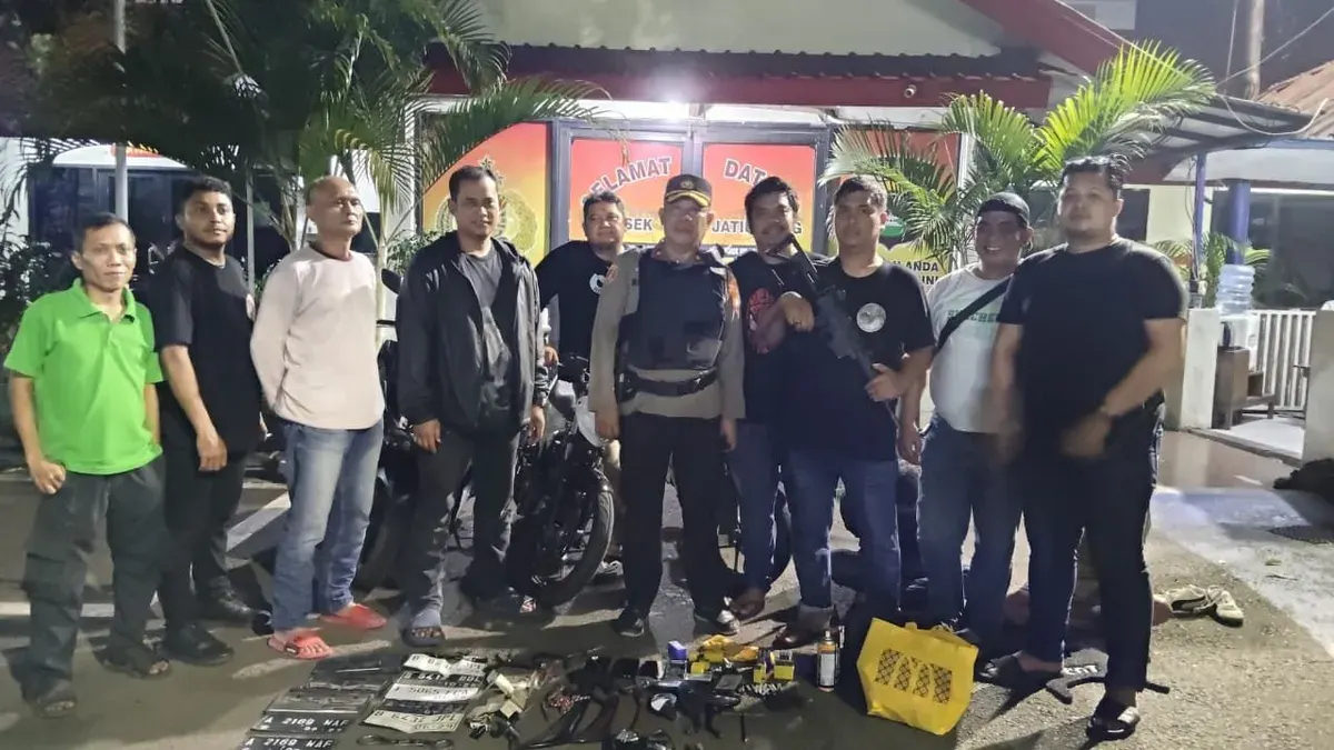 Barang bukti yang berhasil diamankan oleh pihak kepolisian. (Sumber: Istimewa)