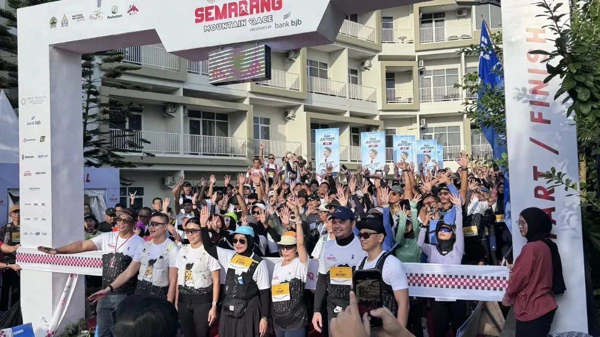 bank bjb dukung Semarang Mountain Race 2026 di Ungaran. (Sumber: Dok. bank bjb)