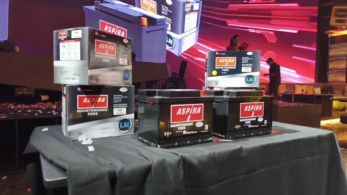 Aspira meluncurkan battery LN2 dan LN3 (Sumber: Poskota/ Erwan Hartawan)