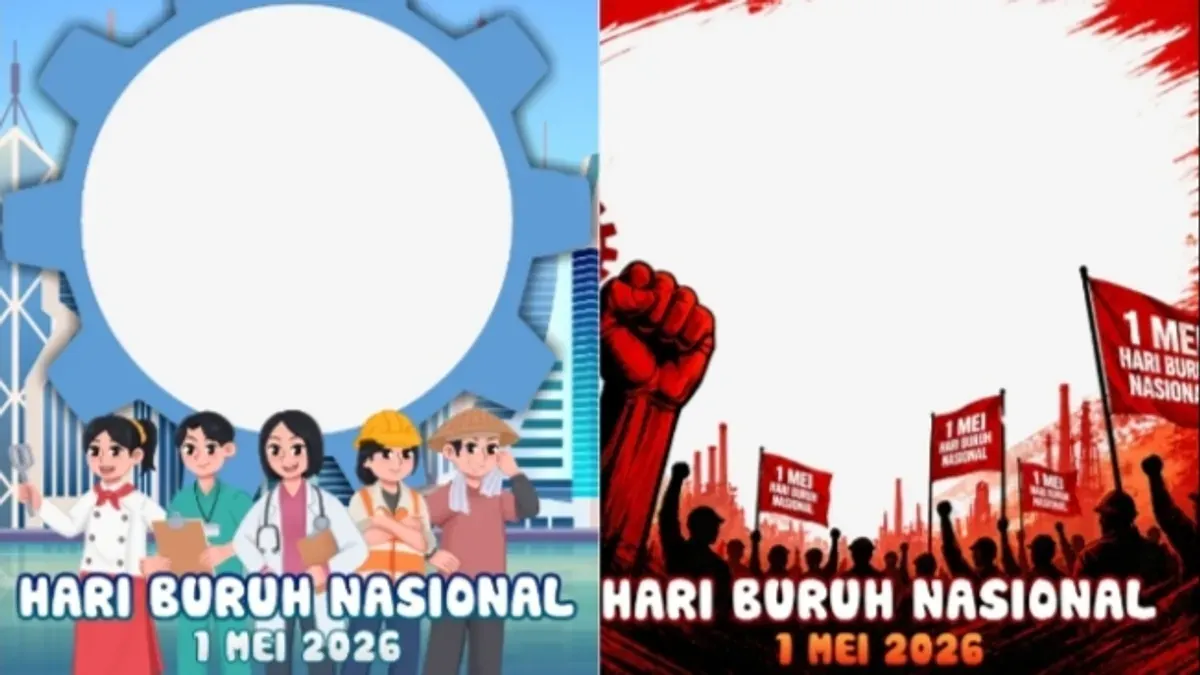 Link twibbon Hari Buruh 2026. (Sumber: Twibbonize/GS)