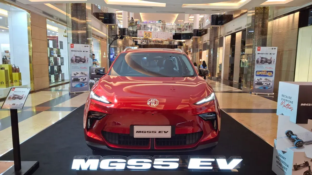 Morris Garages (MG) Motor Indonesia resmi memasarkan produk terbarunya, MGS5 EV, di Bandung, Jawa Barat. (Sumber: MG)