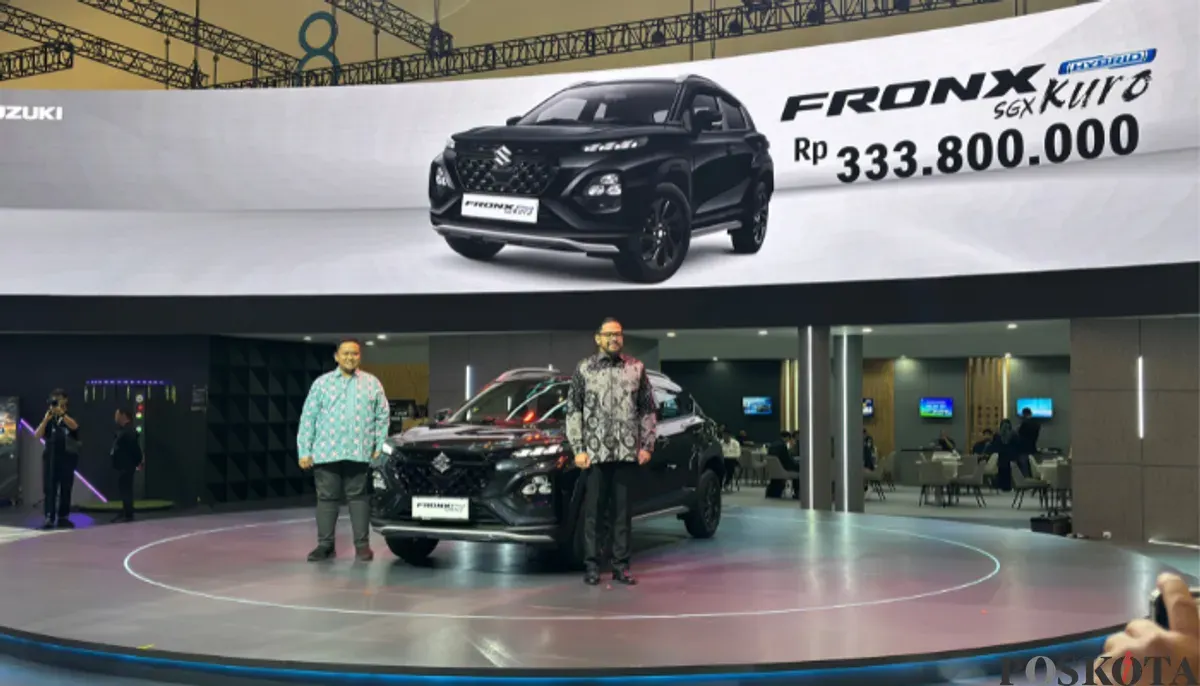 Harga Suzuki Fronx SGX Hybrid Kuro. (Sumber: Poskota/Aldi Harlanda Irawan)