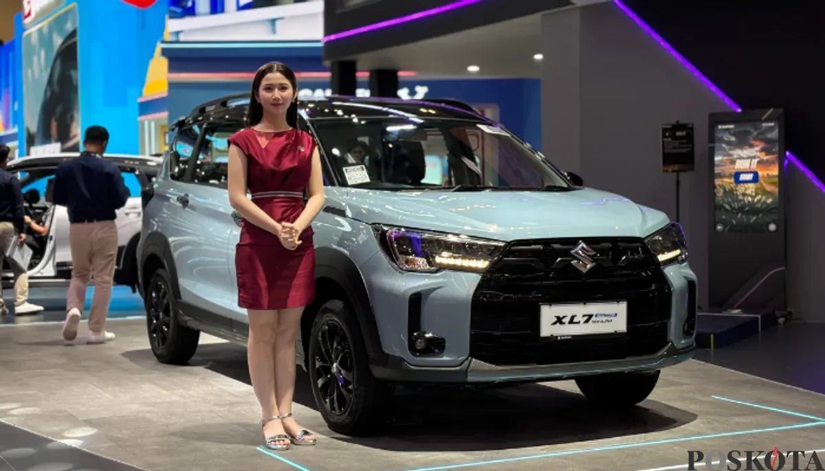 New Suzuki XL7 Hybrid hadir di GIIAS 2026 dengan berbagai penyegaran. (Sumber: Poskota/Aldi Harlanda Irawan)