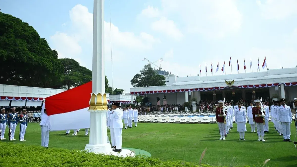 Pendaftaran peserta upacara HUT RI 2026 di Istana Merdeka masih dibuka hingga Jumat, 7 Agustus 2026. (Sumber: Kemensetneg RI)