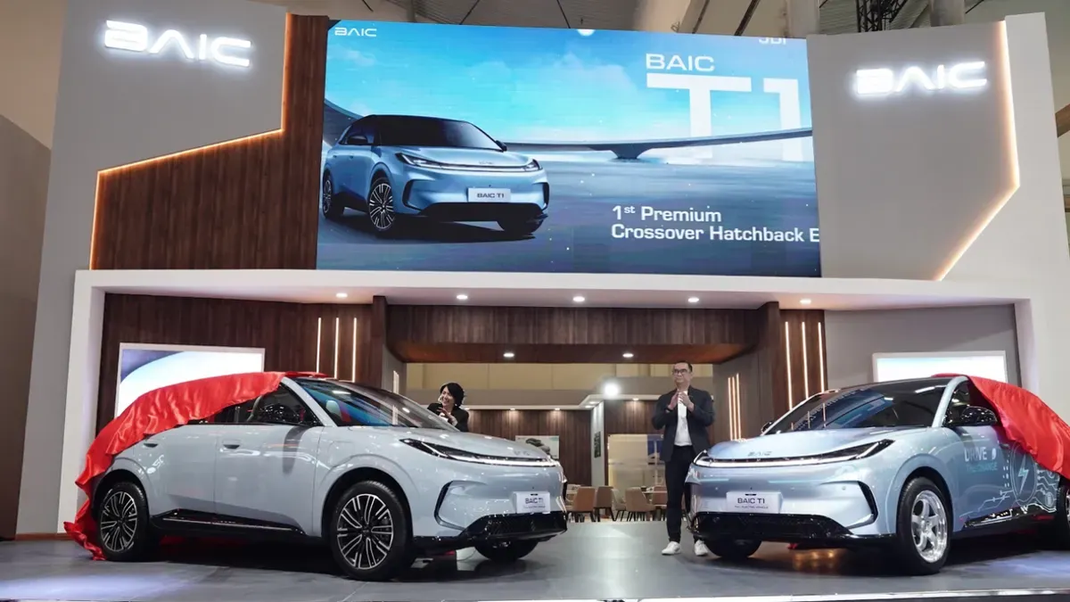 Mobil listrik BAIC T1. (Sumber: Istimewa)