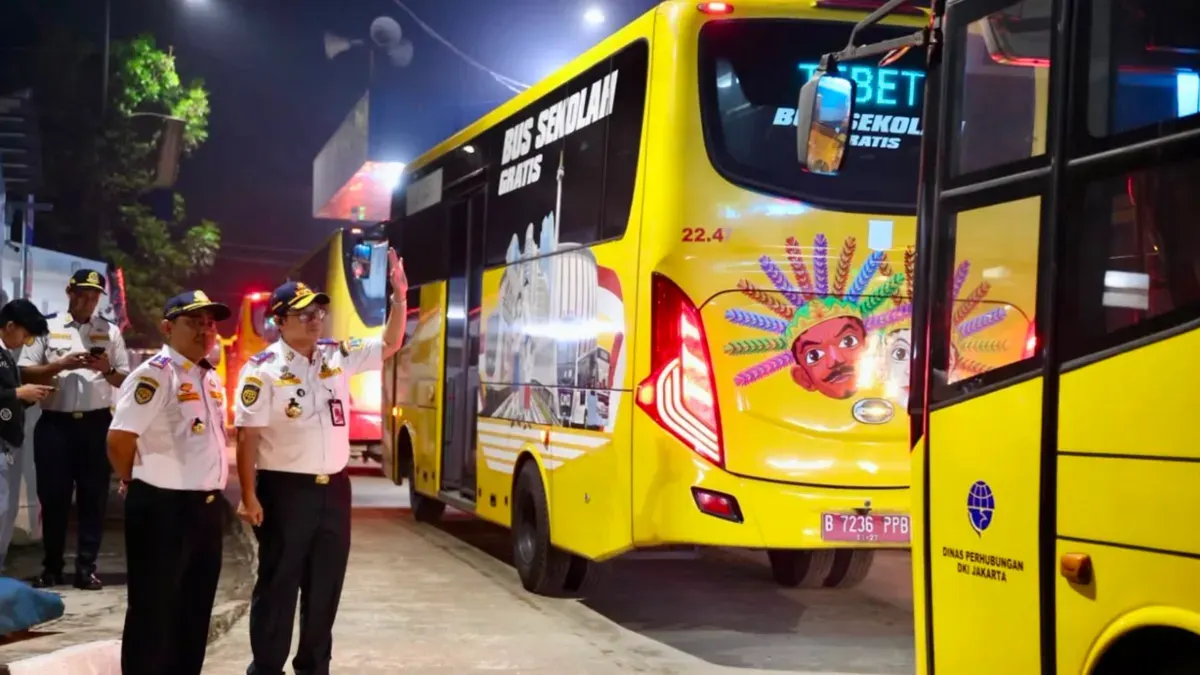 Potret layanan bus sekolah di Jakarta. (Sumber: Istimewa)