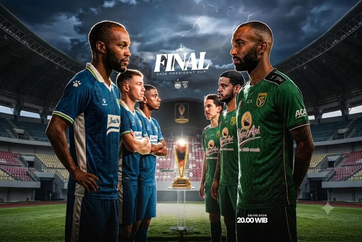 Lokasi nobar Persib vs Persebaya Final Piala Presiden 2026 di Bandung Raya. (Sumber: X/@bandungfootball)