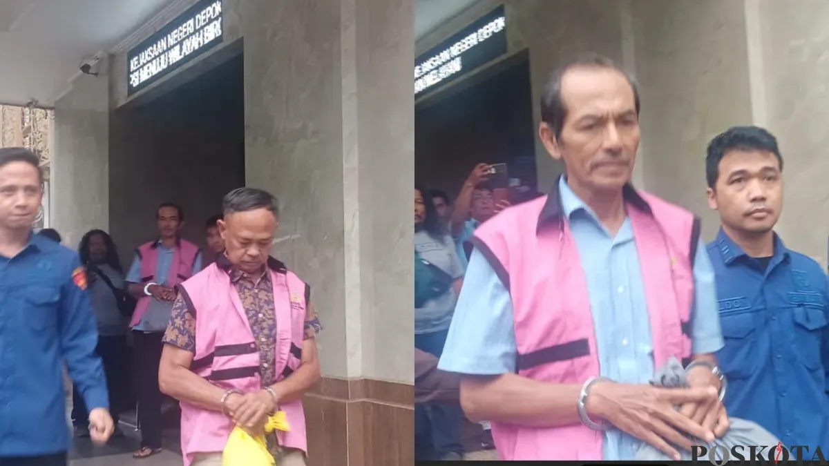 Kejari Depok menetapkan tersangka baru dalam kasus tindak pidana korupsi pengadaan pemancar siaran luar negeri Radio Republik Indonesia (RRI) Cimanggis, Kota Depok. (Sumber: Poskota/Angga)