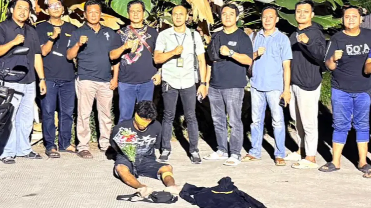 Polis menangkap pelaku penganiayaan di Depok. (Sumber: Polres Metro Depok)