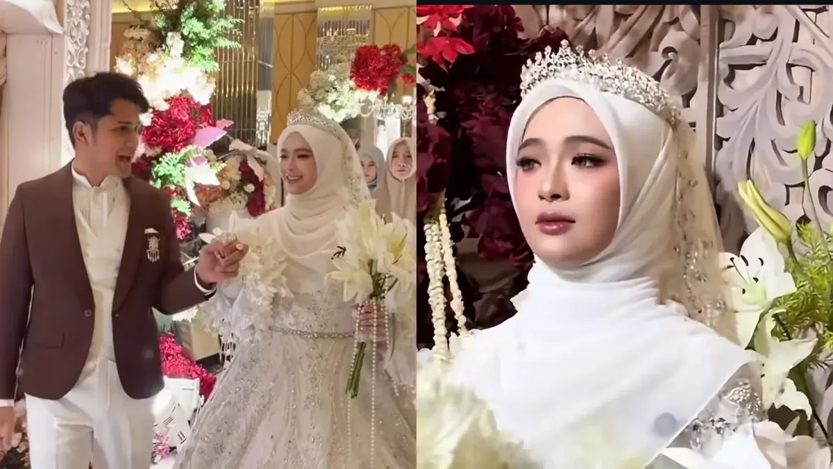 Profil dan biodata Ning Najma Tsuroyya, istri pendakwah muda Kadam Sidik. (Sumber: Instagram/@aliphildan dan @anaszahrin)