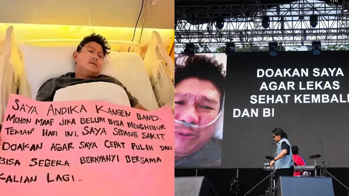 Andika Kangen Band sakit hingga batal manggung di The Sounds Project. Posisinya digantikan oleh Praz Teguh. (Sumber: Instagram)