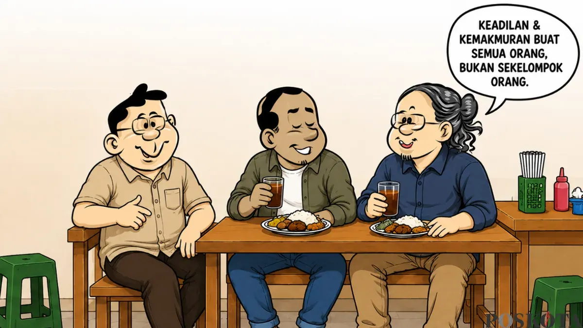 Ilustrasi Obrolan Warteg, Rabu, 12 Agustus 2026. (Sumber: Pos Kota/ Arif Setiadi)