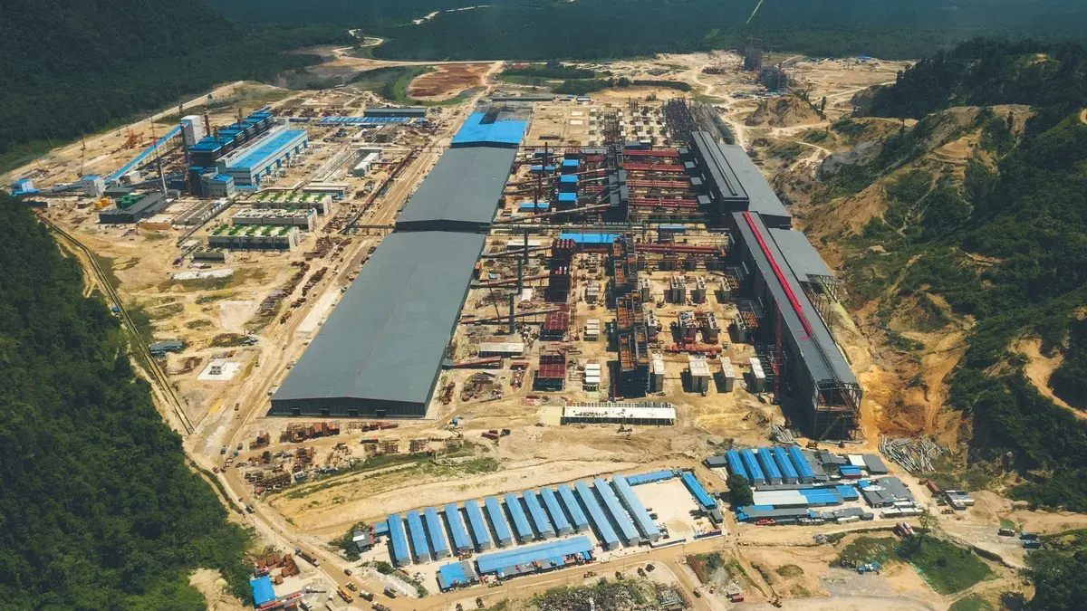 PT GNI menjadi perhatian setelah melakukan pengurangan tenaga kerja secara bertahap yang berdampak terhadap 1.900 karyawan pada Agustus 2026. (Sumber: Dok. Gunbuster Nickel Industry)