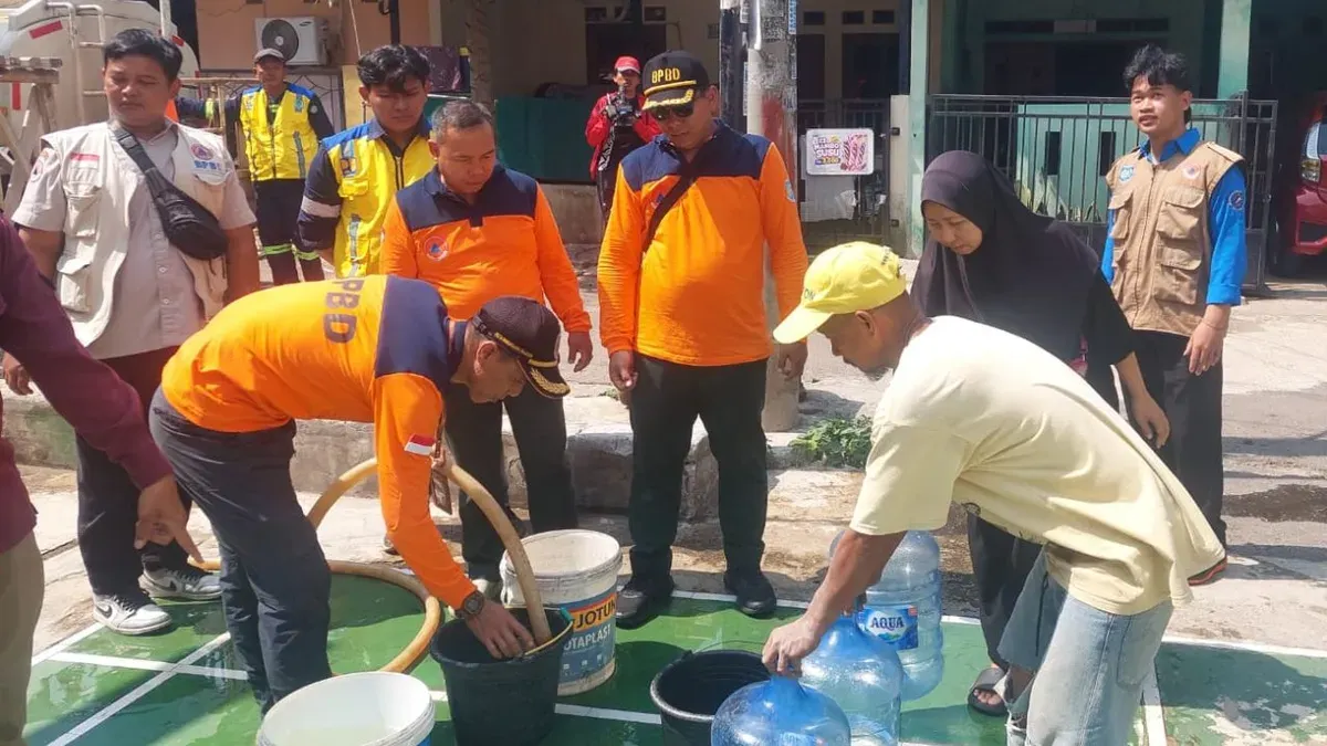 Distribusi air bersih ke sejumlah wilayah Kota Tangsel pada 8 Juli hingga 11 Agustus 2026. (Sumber: Dok. Istimewa)